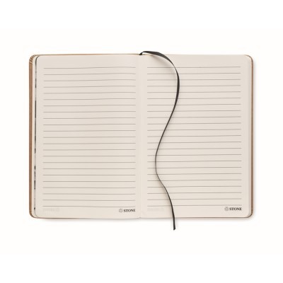 Libreta A5 cartón reciclado con hojas rayadas